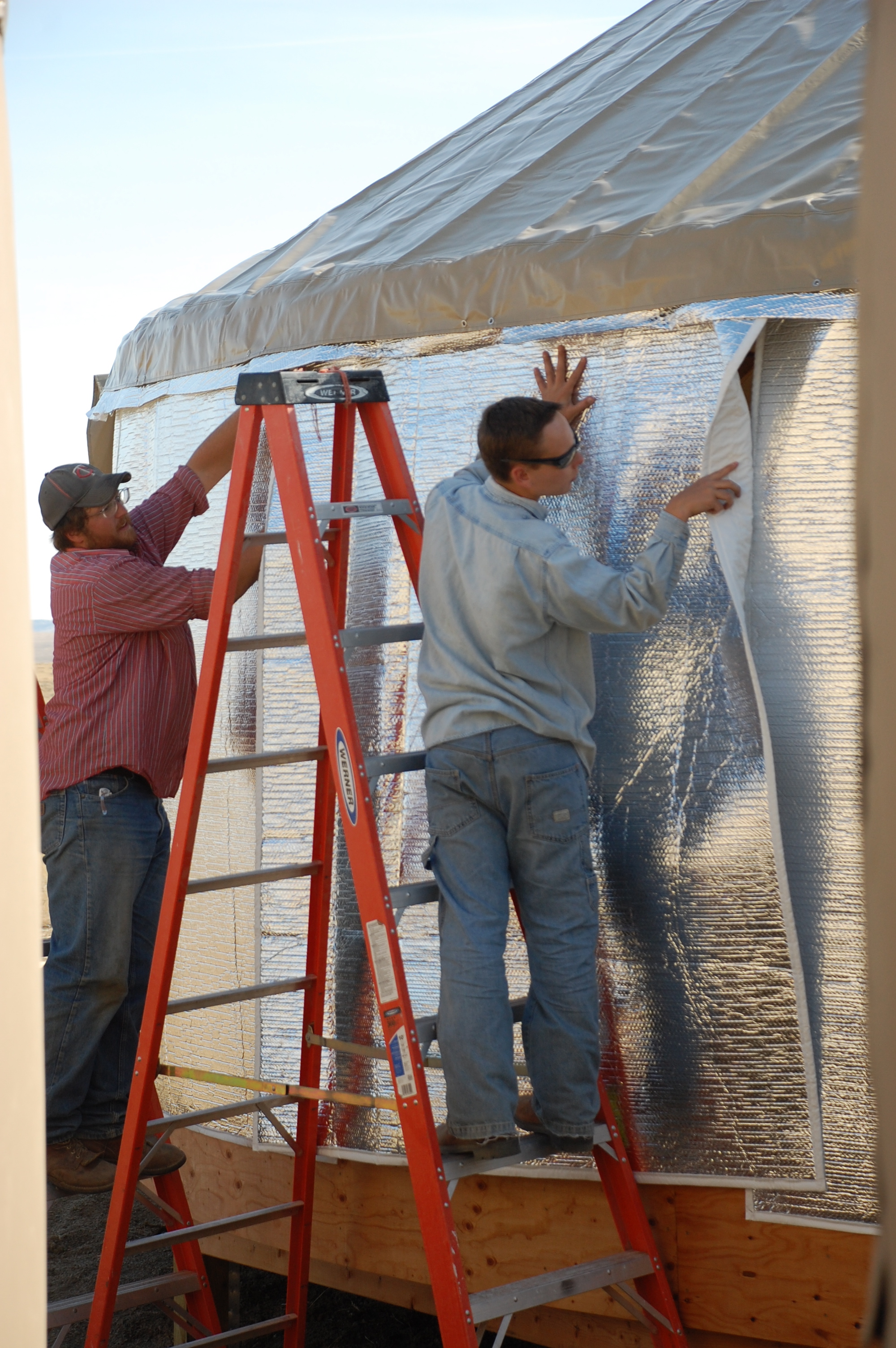 personal installing yurt insulation