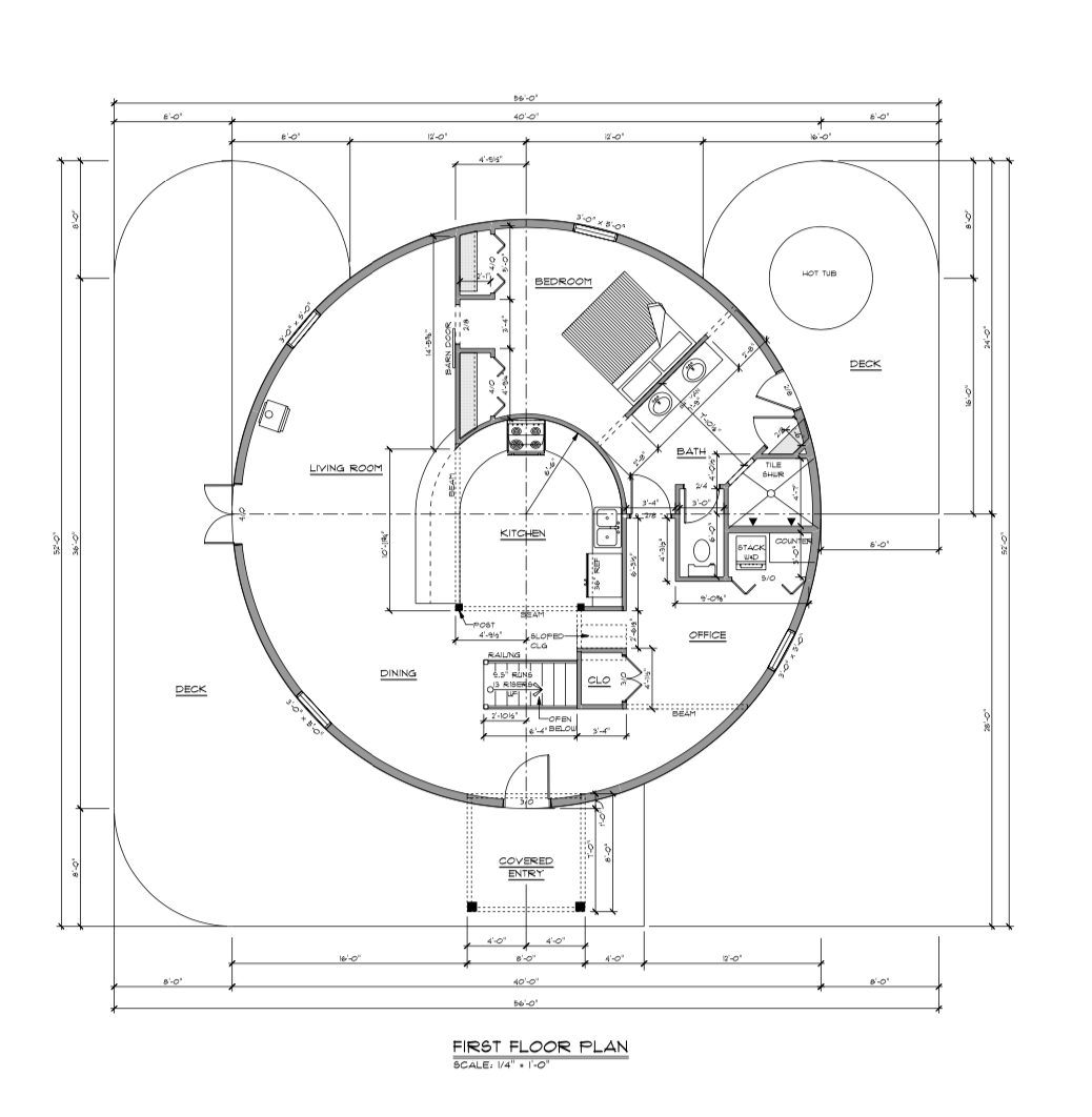 yurt floor plan