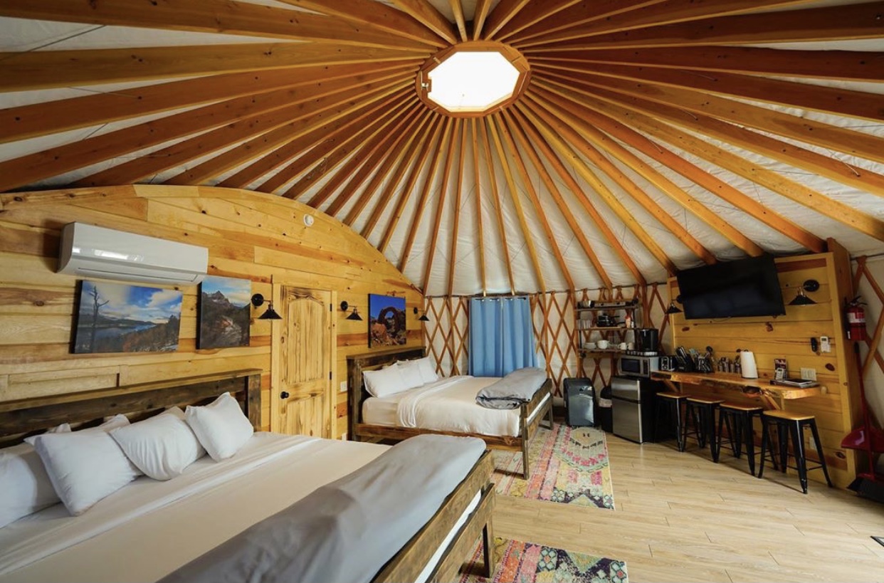 Yurt Interior - Bedroom