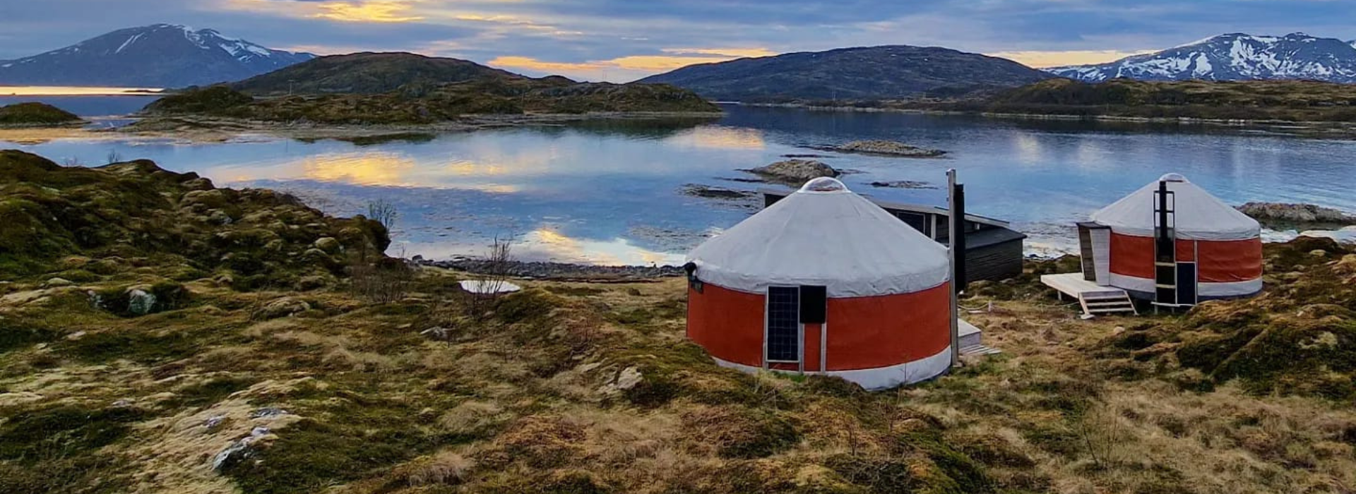 yurt camping by lake