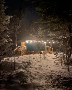 Yurt Camping Rental - Western Maine Yurts